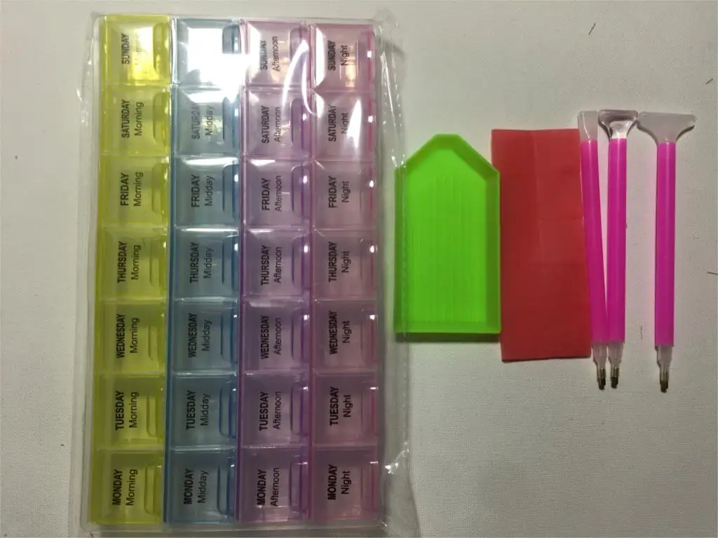 Combo Four Стразы живопись полный квадратный и круглый DIY алмазная живопись ручка diy Инструменты для вышивки картин со стразами точечная ручка вышивка - Цвет: Combo Four