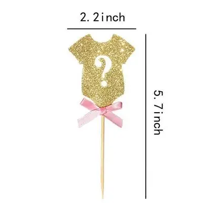 4cps Макарон войлочный мяч детская коляска креативный/милый торт-флаг Baby-shower торт Топпер для раскрытия пола вечерние - Цвет: 1pcs