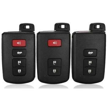 

Kutery 10pcs 3/4 Buttons Replacement Remote Car Key Shell Case Fob For Toyota Camry Corolla Avalon Rav4 Land Cruiser