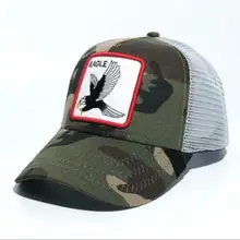 Новинка, летняя Кепка водителя грузовика, сетчатая бейсболка, хип-хоп кепка для мужчин, бейсболка с вышивкой, Орел