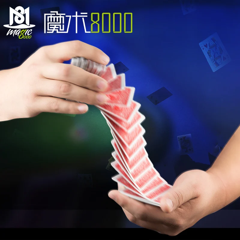 

Magic Electric Poker Magician Tools Easy Funny Interesting Amazing Super Waterfall Card Props Automatic Poker Magic Tricks Poker