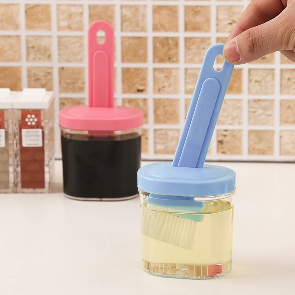 Silicone BBQ Brush Barbecue Cleaning Brush Baking Bread Cooking Oil Cream Tools Multipurpose Kitchen Utensil Tool Random