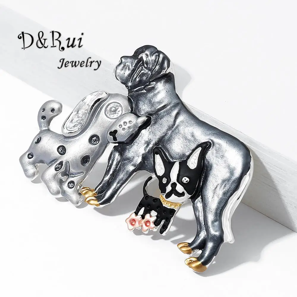 Cring Coco милая собака семейные броши и булавки модный эмалевый ювелирный значок в