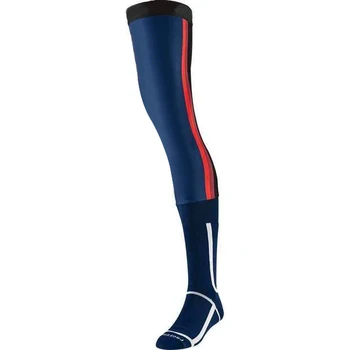 

Blue Sock Delicate Fox Motorcycle Knee-Brace Motorcycle Mountain Bicycle Off Road Mens Long Stocking