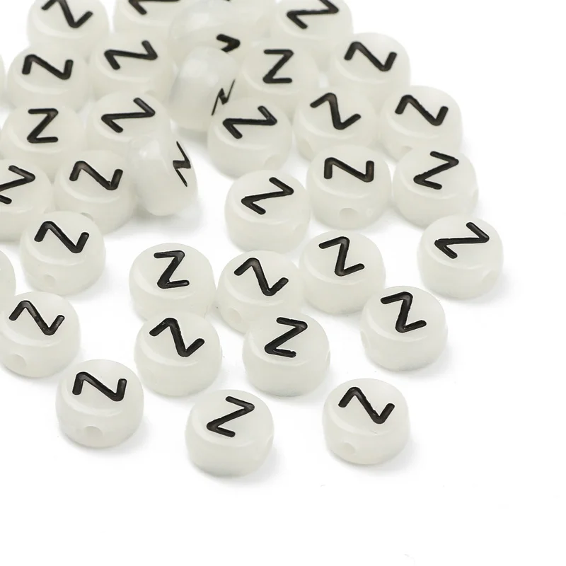 500Pcs Acrylic Letter Beads 7x4mm Alphabet Beads Vowel Letter I Beads for  Jewelry Making Beads for Bracelets Making Necklaces DIY