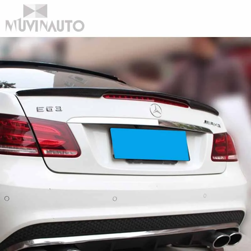 E klasse w207 c207 углеродное волокно hinten stolangstange stamm спойлер флюгель для mercedes 2010- 2-t ur coupe e250 E350 CDI E500 E55