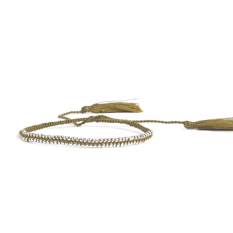 GAGAFEEL, ручная работа, браслеты в стиле бохо, красочное плетение, веревка, цепочка с бусинами, очаровательные браслеты, модный стиль, подарок для друзей - Окраска металла: T26
