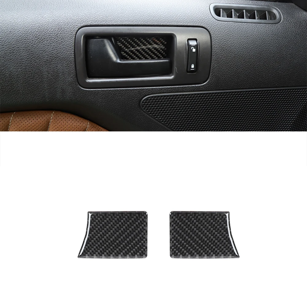 

For Ford Mustang 2009 2010 2011 2012 2013 Car Inner Door Bowl/ Door Handle / Cup Holder Cover Decoration Car Interior Accessory