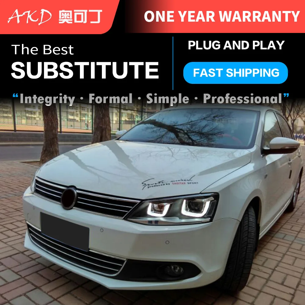 Фары для стайлинга автомобиля VW Jetta MK6 светодиодный ные фары 2012-2015 головного света