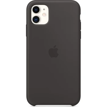 

Case (clip-case) Apple silicone case, for Apple iPhone 11, black, (& Omega;/a)