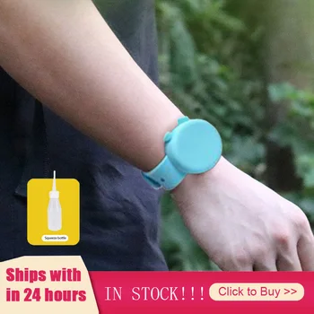 

Silicone Disinfectant Bracelet Strap Portable Disinfectant Dispenser Lotion Sunscreen Mosquito Repellent Soap Dispenser