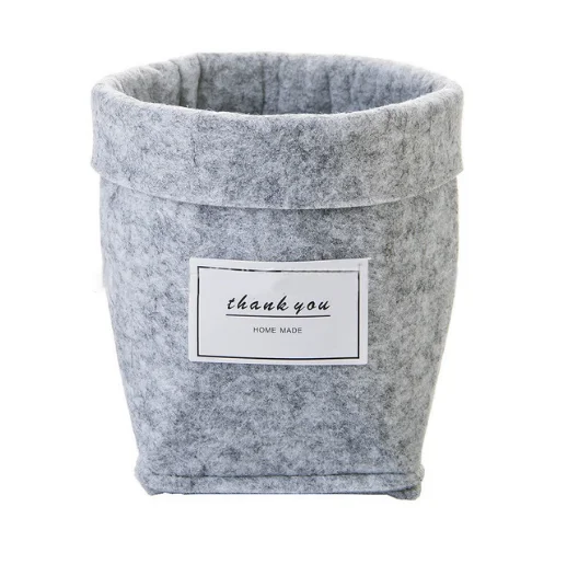Plant Grow Bag New Home Decorations Desktop Flower Basket Fleshy Pot Thicken Garden Pot Garden Supplies Brand WF72492 - Цвет: A gray
