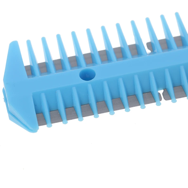 1pc Hair Remover Tool Color Random Razor Comb Hair Cutter Thinning Shaper Comb Razor Blades Trimmer