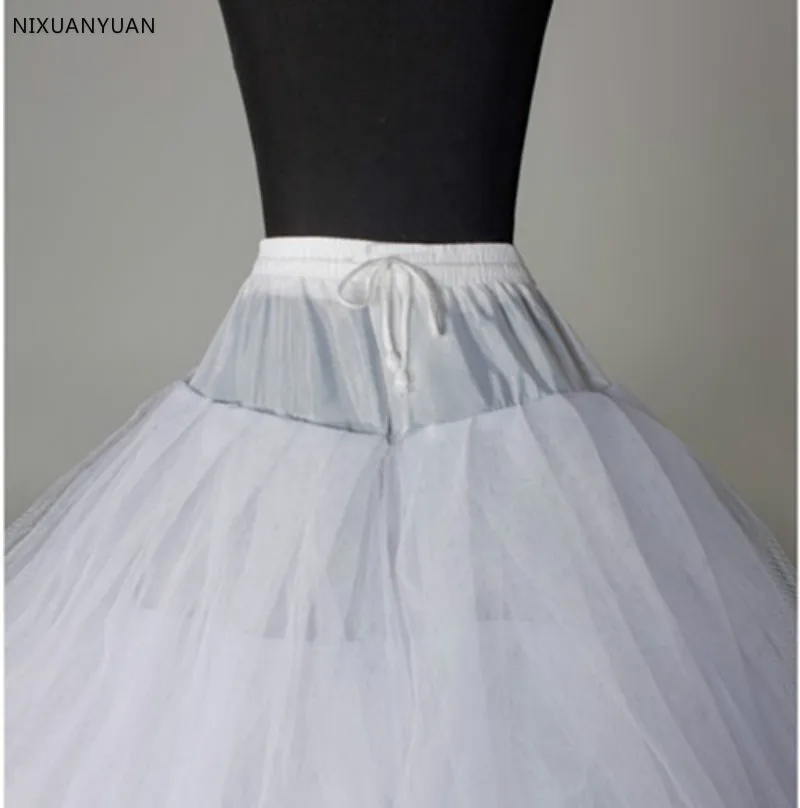 Трапециевидная юбка для невесты, 4 слоя тюля, Нижняя юбка для женщин, кринолин, без обруча, свадебные аксессуары