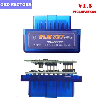 

elm327 pic18f25k80 obd2 scanner elm327 bluetooth obd elm327 v1.5 diagnostic Interface elm 327 code reader 327 bt scanner