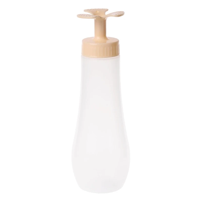 

350ml Clear Plastic Squeeze Bottle Condiment Dispenser Ketchup Mustard Sauce New