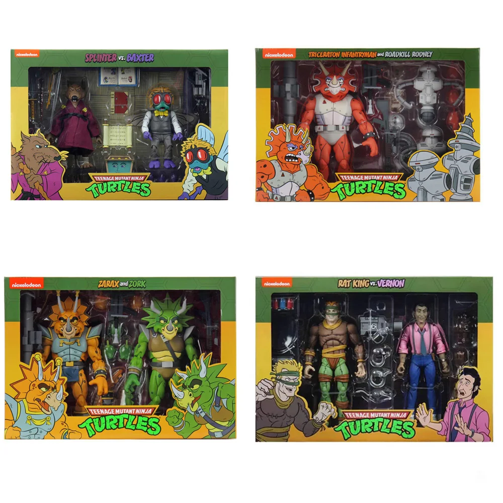 Кейси Джонс NECA & Рафаэль рисунок Bebop Rocksteady фигурка игрушки кукла подарок на Рождество 2 шт./компл.