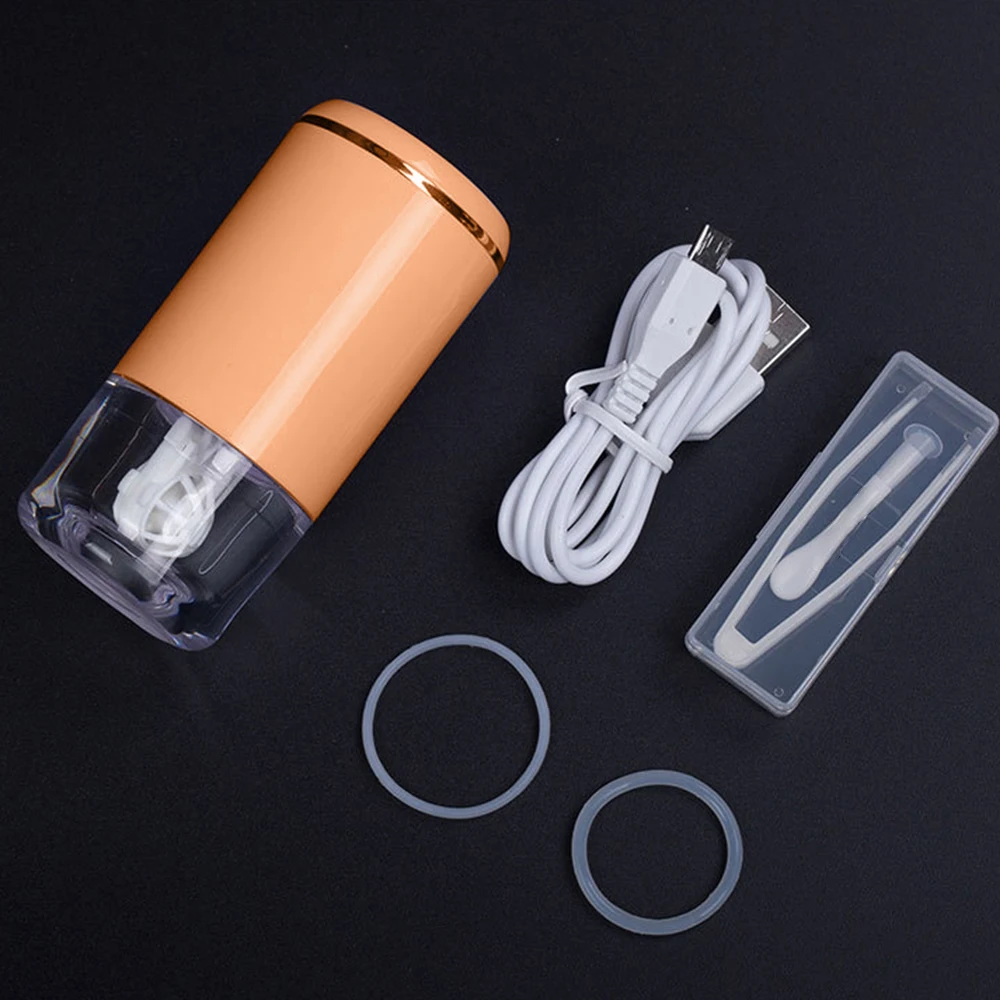 orange Мини Соник с контактными линзами, ультра Соник для контактных линз, USB очиститель, портативная ультра Соник, USB стиральная машина - Цвет: orange