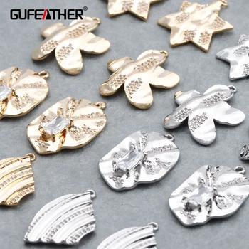 

GUFEATHER M799,jewelry accessories,18k gold plated,0.3 microns,diy pendants,rhodium plated,diy earrings,jewelry making,10pcs/lot