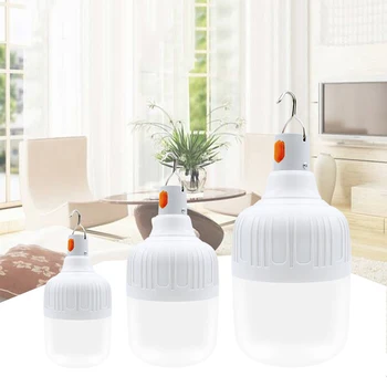 

Smart LED E27 15W emergency light bulb rechargeable smart light hook