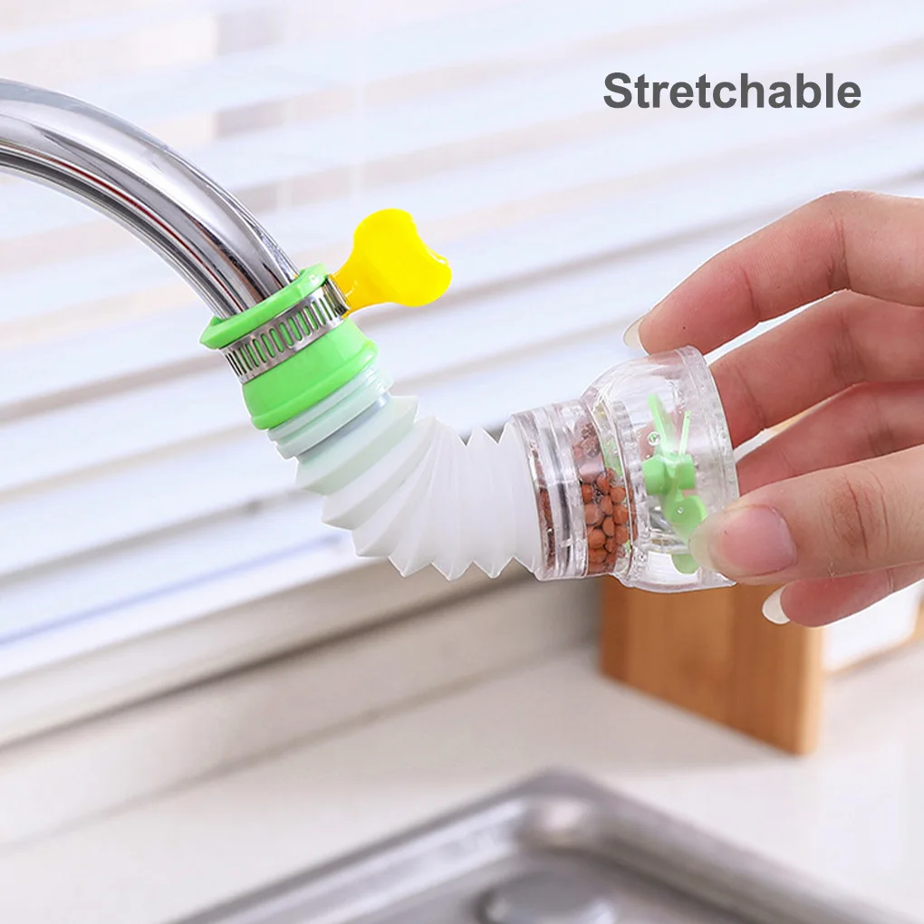 Adjustable Faucet Extender Shower 360 Degree Turbo Pressurised Gadget Water Tap Extension Filter Kitchen Bathroom Accessories