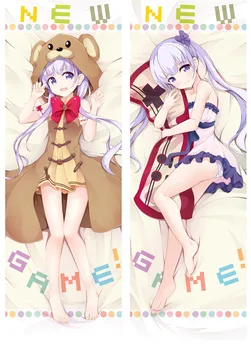 

NEW GAME! pillow Covers SUZUKAZE AOBA sexy girls pillow case anime game Bedding Hugging Body pillowcase gifts