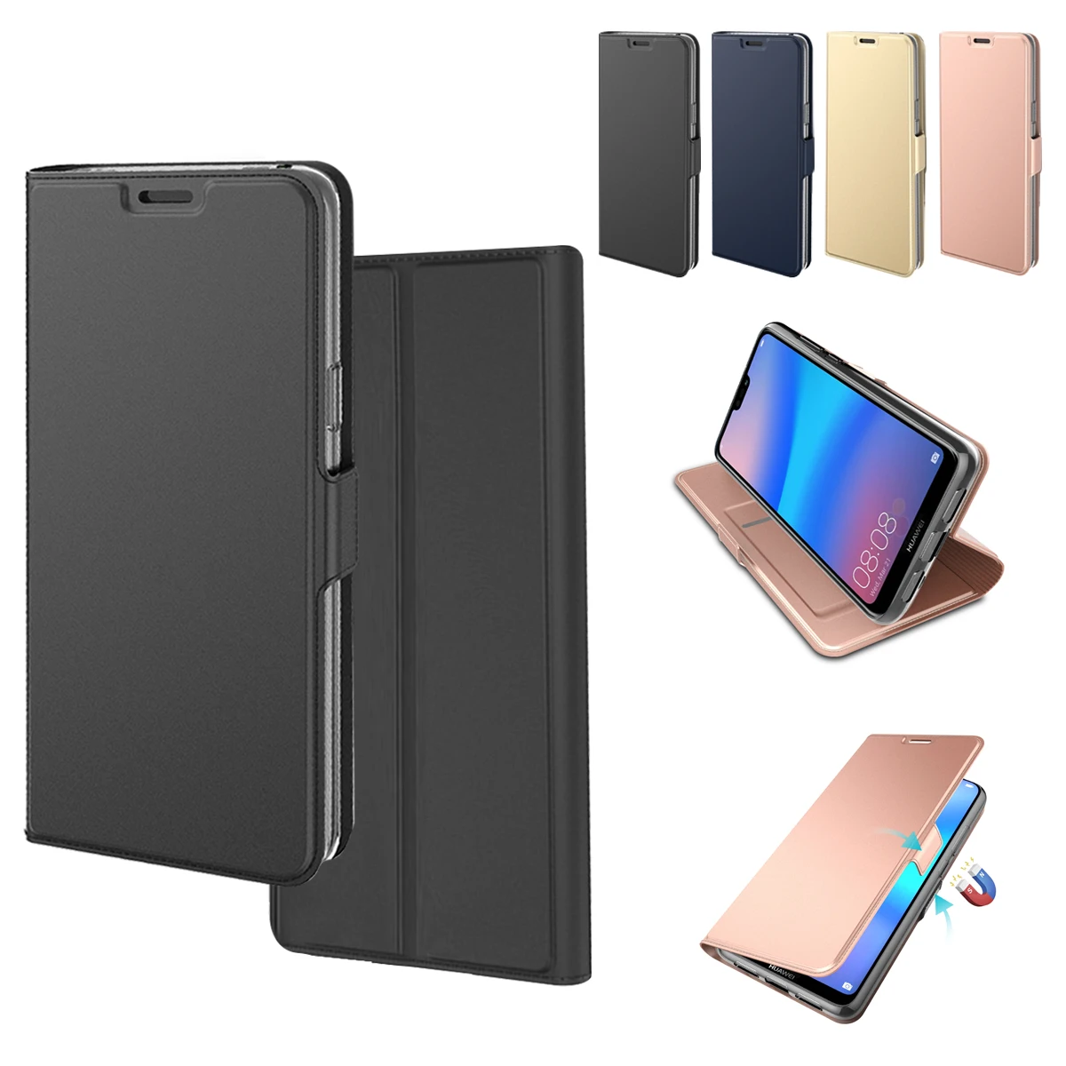 Для samsung Galaxy A70S чехол из искусственной кожи флип-чехол с подставкой Чехол с карманом для всего тела с держателями карт и магнитной пряжкой Fundas