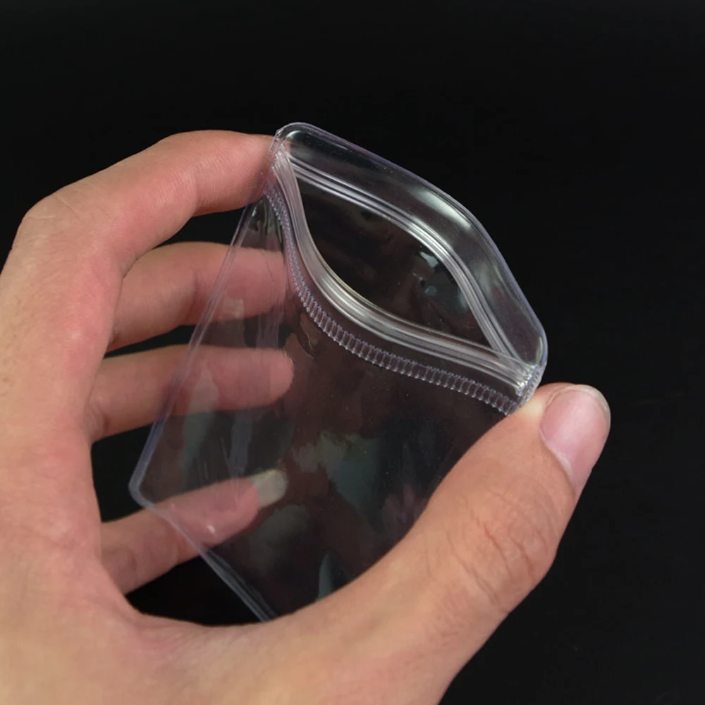 

Clear Pvc Plastic Jewelry Gift Package Bag Retail Transparent Zipper Zip Lock Jewelry Packing Plastic PVC Packaging Bags