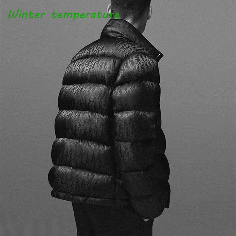 Down Jacket for Lovers Thickening 2021 New Winter Men's Coats Male Outerwear Casual Men Coat | Мужская одежда