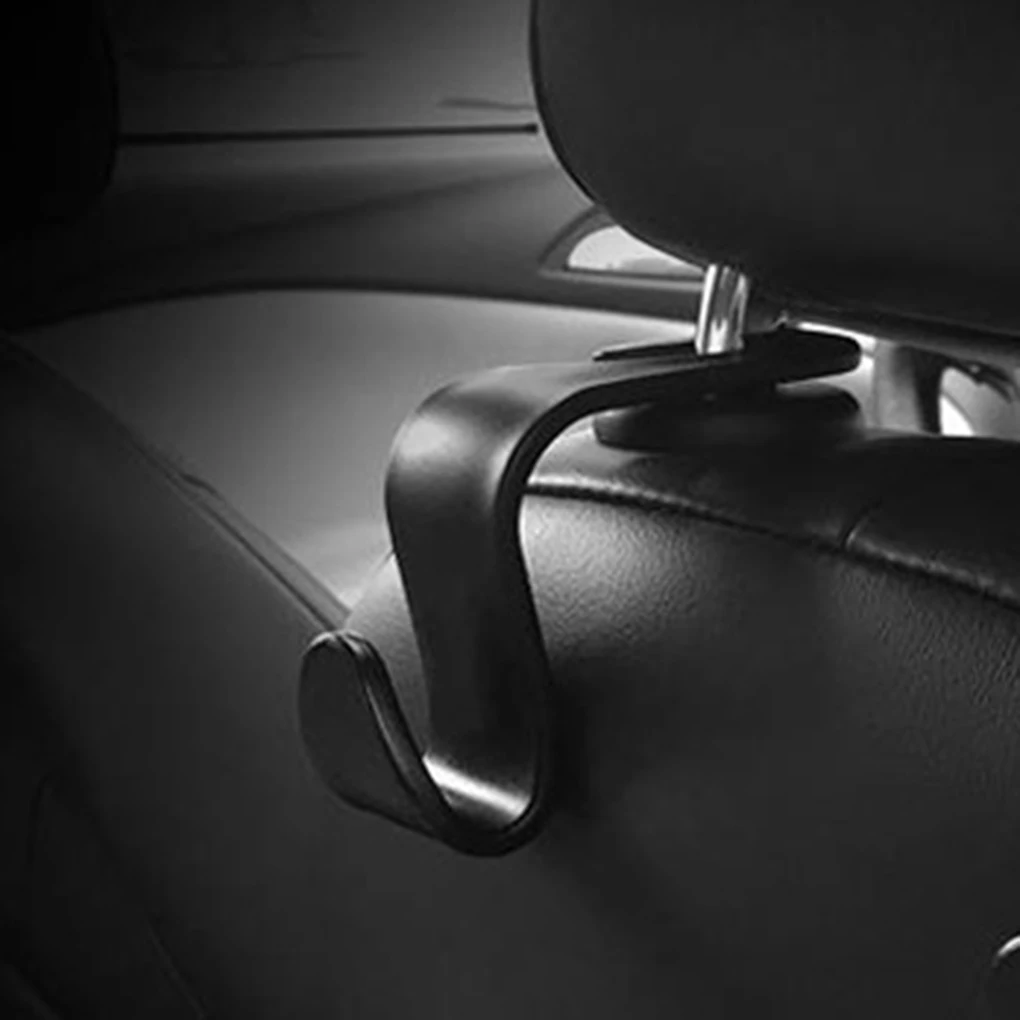 4PCS/Set Auto Seat Back Hooks Hanger Organizer Universal Headrest Mount Storage Hook House Storage Simple Styling