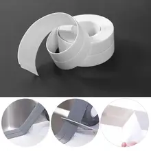 1 шт/2 шт кухонная Ванна Водонепроницаемая плесень сильная самоклеящаяся уплотнительная лента ванная стена угловая линия раковина анти-Влага ПВХ