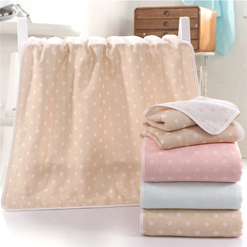 

Cute Baby Bath Face Towel Dot Printing Bathing Towel Children Newborn Bathroom Cute Soft Comfortable Blanket