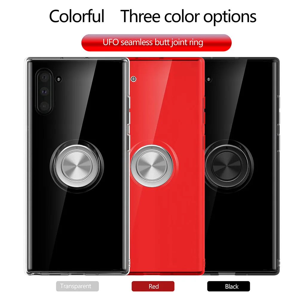 

For Samsung Galaxy Note 10 Magnetic Ring Car Holder Clear Case Cover Purchasing