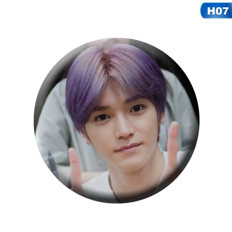 Значок KPOP SUPER M брошь 58 мм BAEKHYUN MARK TEN KAI LUCAS TAEMIN SuperM SHINee EXO GOT7