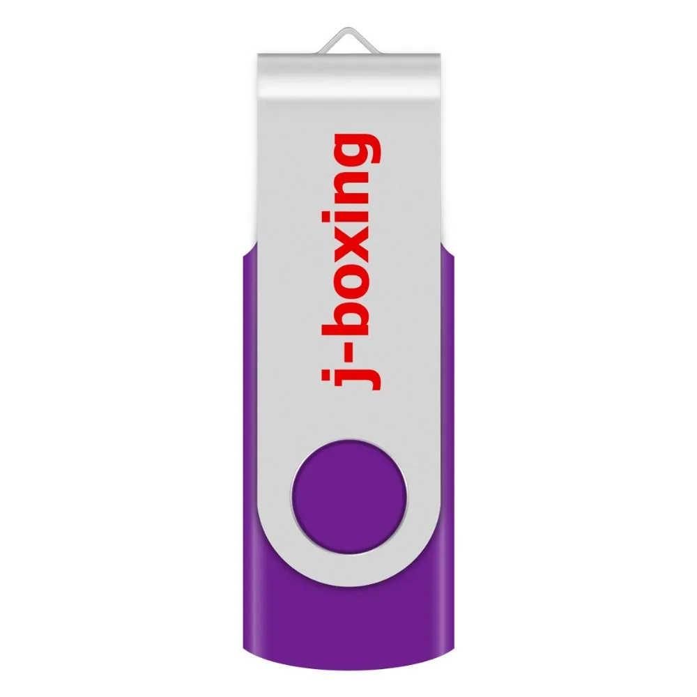 J-boxing Фиолетовый 32 Гб USB флеш-накопитель металлический Поворотная карта памяти Вращающаяся ручка накопитель для хранения большого пальца 1
