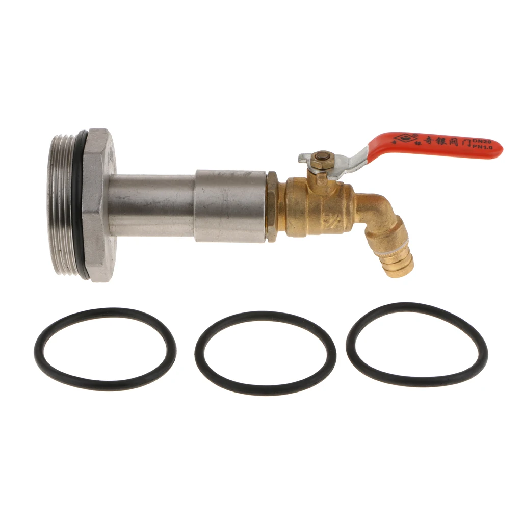

Stainless Steel Ton Barrel Adapter Tap Faucet for Oil Water DN50