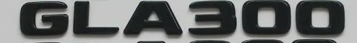 Gloss Black Черный глянец эмблемы для Mercedes X156 GLA45 Для AMG GLA200 GLA220 GLA250 4matic - Цвет: Gloss Black