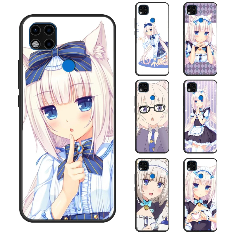 Vanilla Nekopara Anime Case For Xiaomi Redmi Note 10 8 9 Pro 7 9S 8T Back Cover K40 9A 9C 7A | Мобильные телефоны и