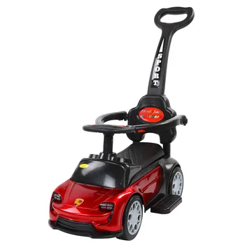 

2 In1 Multifunction Four Wheel Baby Push Trolley Kids Ride on Toy Car Baby Scooter Toddler Toy Baby Walker with Music1-5year Old