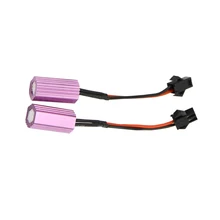 2pcs canbus erro aviso cancelador decodificador resistor para lâmpadas led