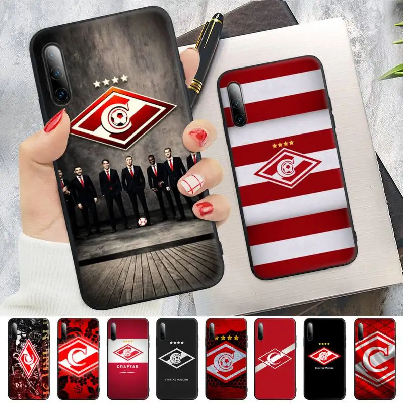 Hot Selling Russian Spartak Moscow Football Black Silicone Mobile Phone Case For Honor 7A Pro 7C 10i 8A 8X 8S 8 9 10 20 Lite | Мобильные