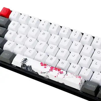 

Pagoda Plum Blossom Space Bar Keycap Five-sided Dyesub PBT Space Bar 6.25u Novelty Keycap For Mechanical Keyboard