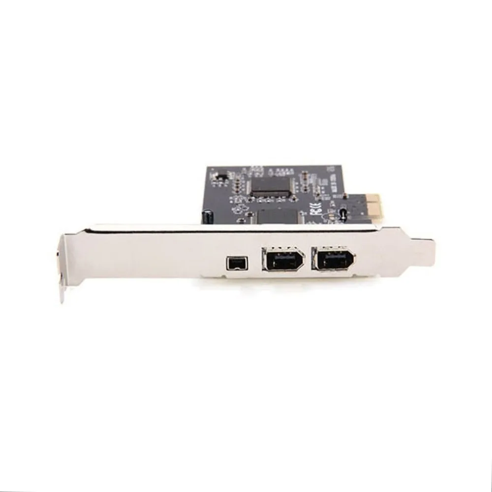 3 порт PCI Express PCI-E FireWire 1394a ieeee1394 внешний контроллер карты для Windows XP/Vista/7 32/64 бит с кабель FireWire