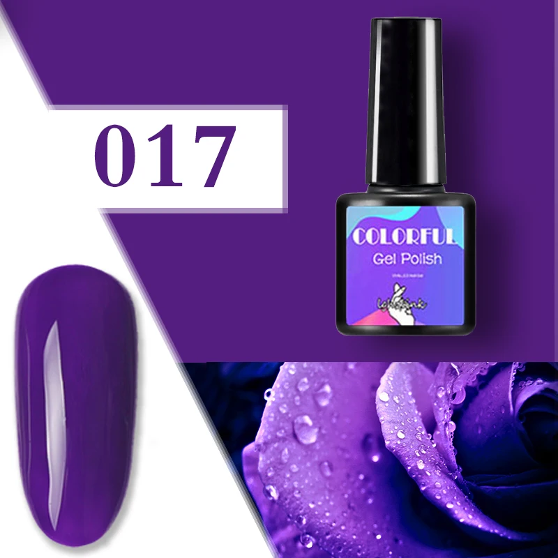 017 Lghzlink 7,5 мл Гель-лак для ногтей Vernis/УФ полуперманентный светодиодный гель для наращивания ногтей голографический Гель-лак для ногтей Gellack Nails Art - Цвет: 017