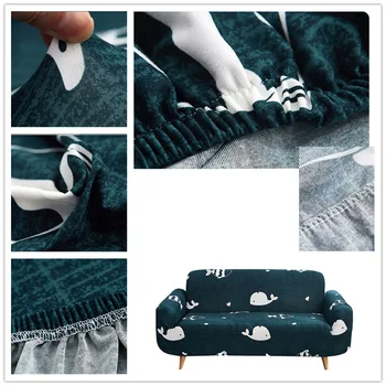 

1 pc Elastic Spandex Sofa Cover Sectional Elastic Stretch Slipcovers for Living Room Couch Cover Armchair Cover 1/2/3/4 Seater