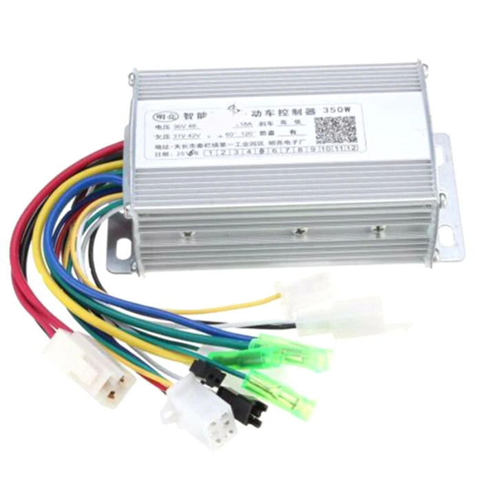Электрический велосипед с бесщеточным двигателем Скорость контроллер 36 V/48 V 350W Прочный для скутера YAN88