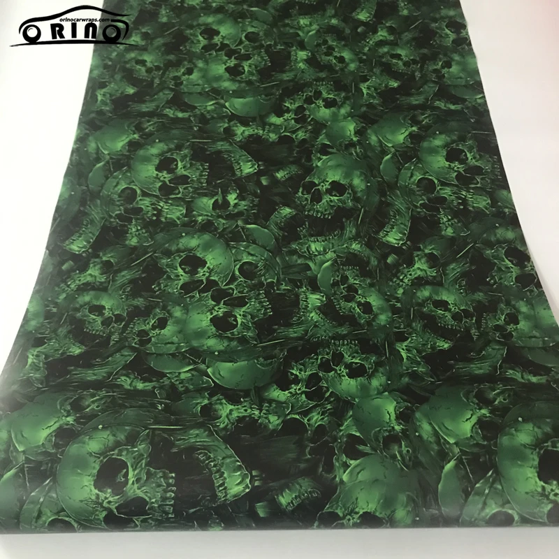 Skull Car Sticker Wrap Vinyl-5