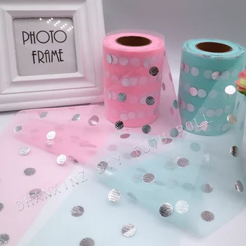 

Tulle Roll Spool Fabric for Tutu Party Gift Wrap Wedding Events Decoration Decorative Crafts Festive Supplies 6cm/10cm X25Y