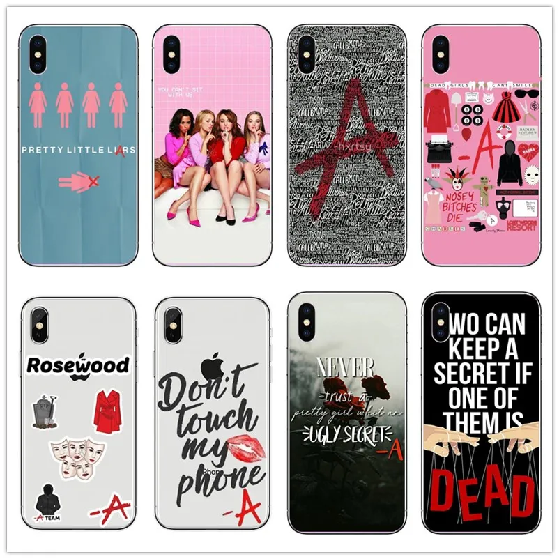 

Pretty Little Liars PLL TV Show Luxury Hybrid soft silicon phone case for iPhone 8 7 6 6S Plus X XS MAX XR 5S SE case Coque
