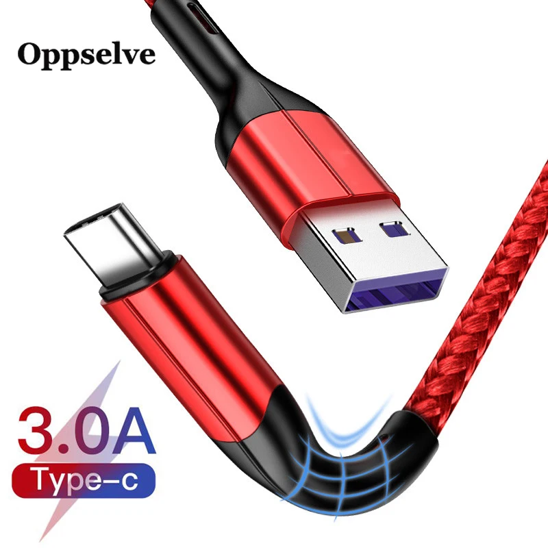 Oppselve USB C кабель для быстрой зарядки для samsung Galaxy Xiaomi Redmi type-c кабель для huawei Oneplus Phone USB-C зарядное устройство